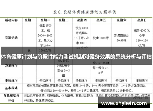 体育健康计划与阶段性能力测试机制对健身效果的系统分析与评估