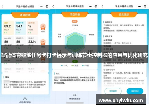 智能体育锻炼任务卡打卡提示与训练节奏控制器的应用与优化研究